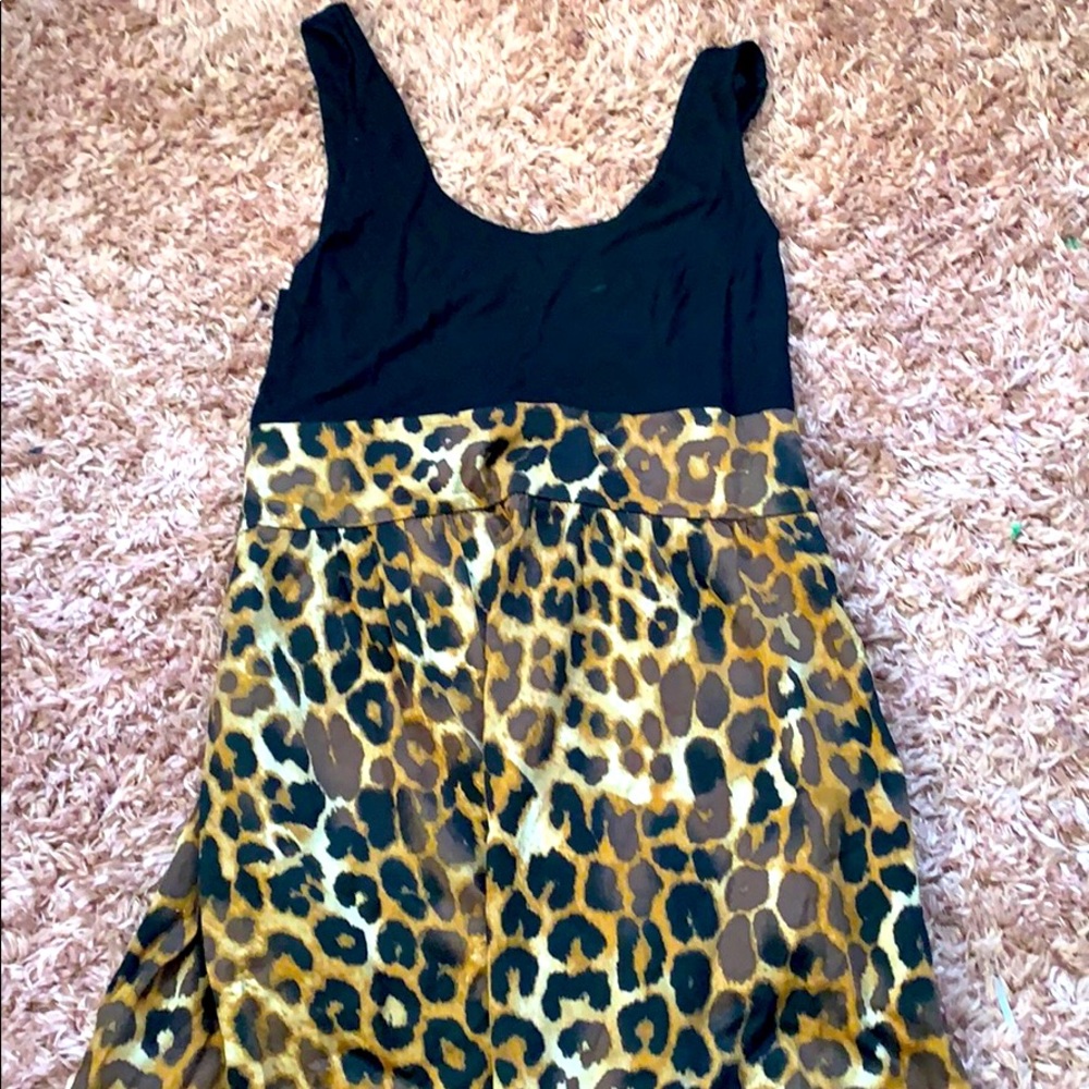 Black Express Leopard dress